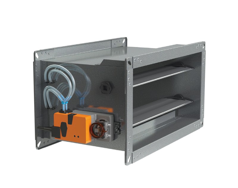 Прямоугольный VAV-клапан KOS-R (100-700 мм) KOMFOVENT