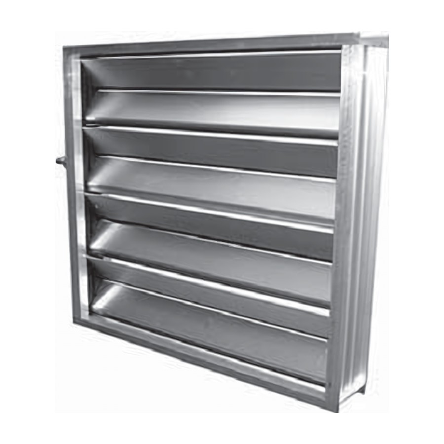 КВАЛ-500х250 клапан воздушный с площадкой под привод