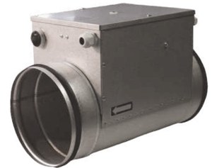 Круглый канальный электрический нагреватель Komfovent ARDHE-250-2 (-30..0)/(0...+30)