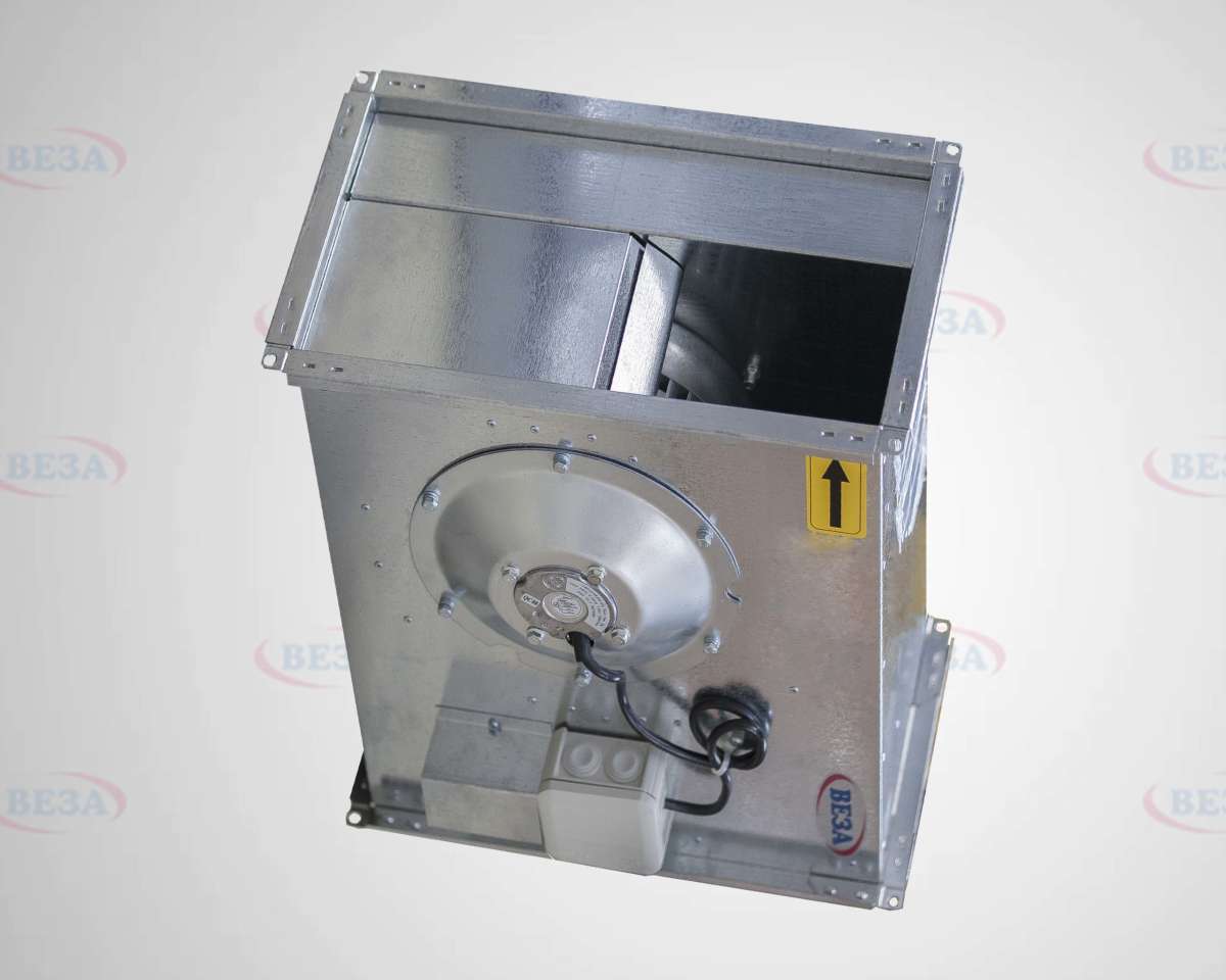 Вентилятор канальный прямоугольный с назад загнутыми лопатками КАНАЛ-ПКВ-Н (-RC)