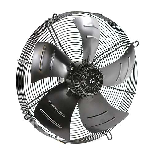 Вентилятор осевой YWF4D-450S-102/60-G вытяжной на сетке (5100 м³/ч)