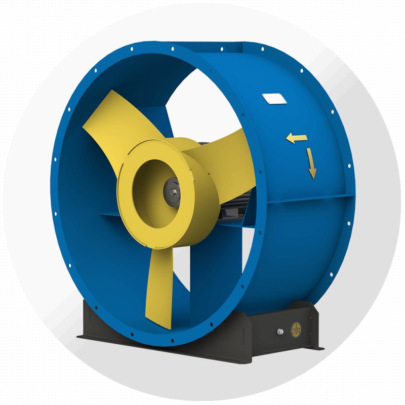 Осевой вентилятор ВО-14-320 №8, Ø800 мм