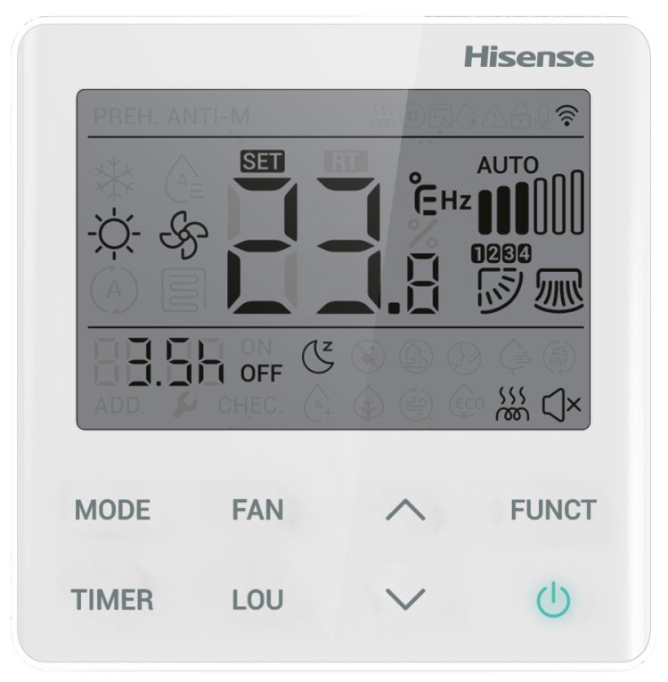 Сплит-система канального типа Hisense HEAVY 2.0 Classic AUD-18HX4RV2/AUW-18H4RS2