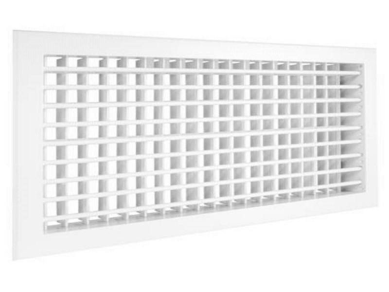 Настенная двурядная решётка ZILON 2 WA 300*300