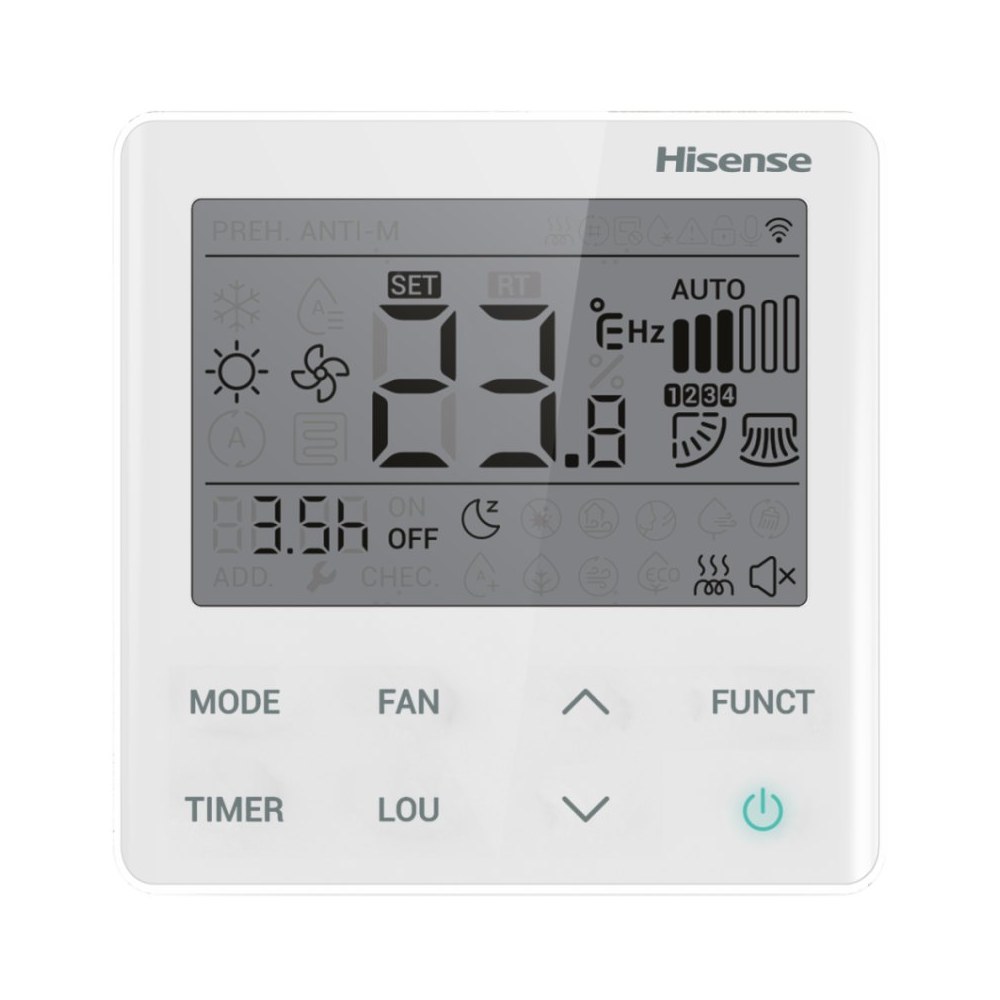 Инверторная сплит-система канального типа Hisense HEAVY EU DC Inverter ADT-12UX4RBL8/AUW-12U4RS8 WI-FI