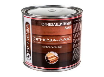 Огнезащитный ОГНЕЗА-ЛАК универсальный с УФ матовый 1 л