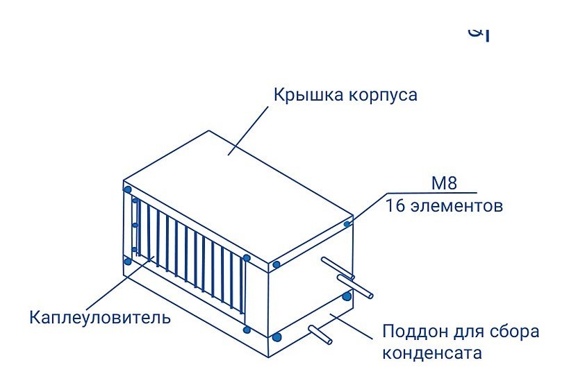 Охладитель фреоновый CF 600x300 8,2 кВт ERA PRO