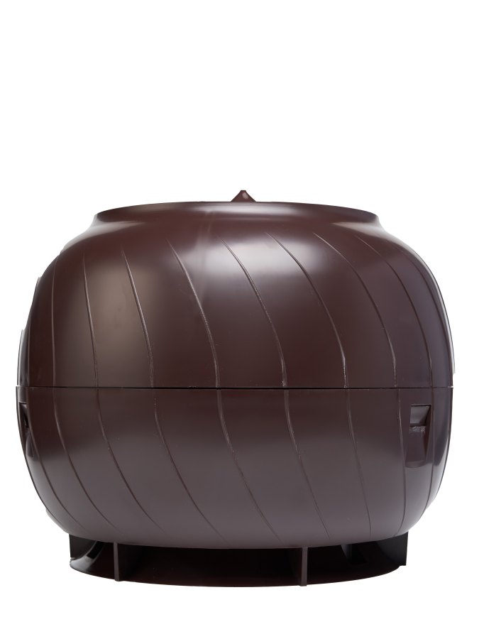 Дефлектор STAT D160 статический пластик Gray graphite ERA