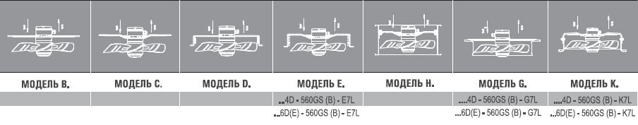 АXW-250-B-4E вентилятор осевой для настенного монтажа — Габаритные размеры